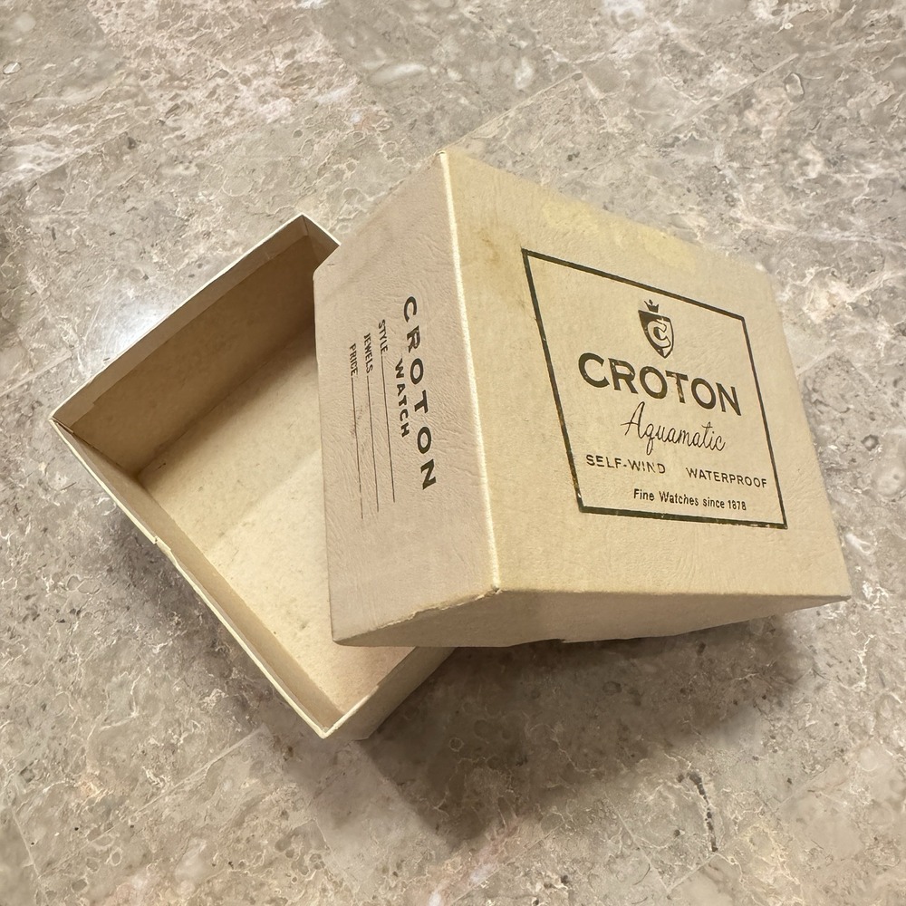 Watch Box Only Croton Box Empty‎ Storage Display